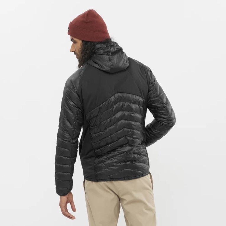 Salomon Outline Primaloft Men's Insulated Jackets Black | CA 63D42